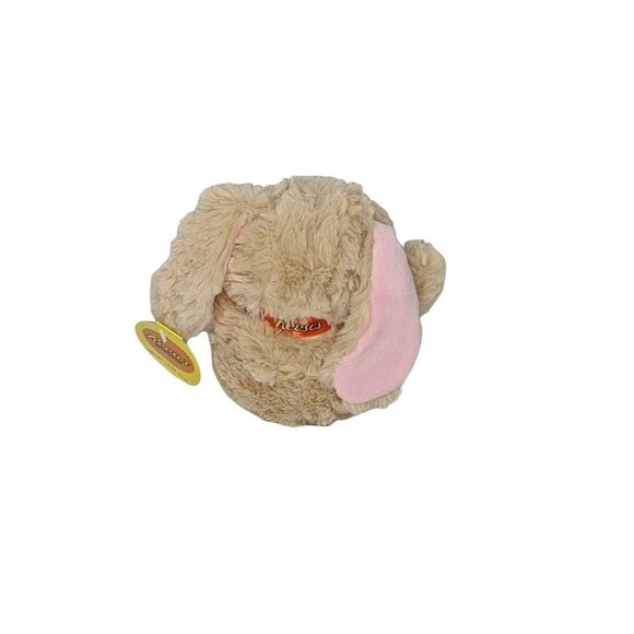 Reese's Bunny Rabbit Brown Plush Ribbon Stuffed Animal Toy 6" - Picture 7 of 12